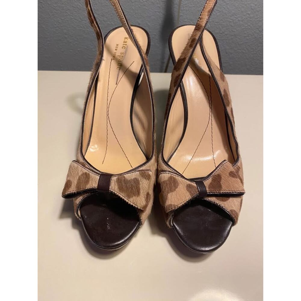 Kate Spade Vintage Pony Hair Heels